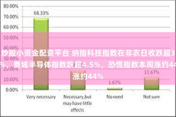 炒股小资金配资平台 纳指科技指数在非农日收跌超3.1%，费城半导体指数跌超4.5%，恐慌指数本周涨约44%