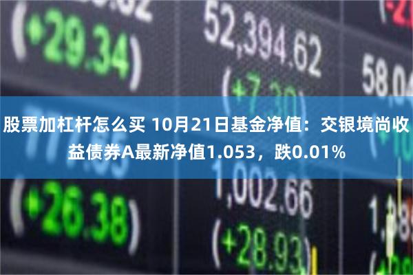 股票加杠杆怎么买 10月21日基金净值：交银境尚收益债券A最新净值1.053，跌0.01%